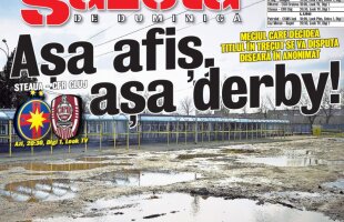 Aşa afiş, aşa derby! Meciul care decidea titlul în trecut se va disputa diseară în anonimat