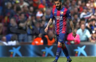 Dani Alves a luat foc după apariţia zvonurilor că pleacă de la Barça şi a postat un mesaj dur pe reţelele de socializare