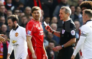 VIDEO Derby în flăcări! United a bătut-o pe Liverpool, iar Steven Gerrard a fost eliminat după doar 43 de secunde de joc!