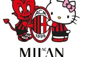 Diavolul cu chip de Hello Kitty » Ce bizară colaborare! Milan rebranduită cu o pisică japoneză