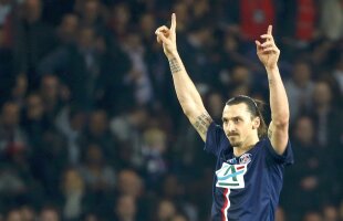 VIDEO Magie marca Zlatan » Ibrahimovici a făcut spectacol la calificarea lui PSG în finala Cupei Franţei