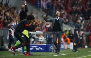 VIDEO + FOTO Pep Guardiola, euforic la fiecare gol al lui Bayern! Pantalonii au cedat însă bucuriei :)