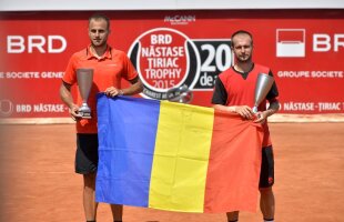 FOTO Adrian Ungur și Marius Copil au cîștigat trofeul la dublu la BRD Năstase Țiriac Trophy după o finală dramatică!