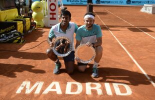 FOTO Victoria carierei! Florin Mergea și Rohan Bopanna au cîștigat finala de la Madrid