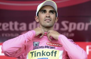 Alberto Contador și-a dislocat umărul stîng într-o căzătură oribilă în Turul Italiei! "Am muncit prea mult ca să renunț așa ușor!"