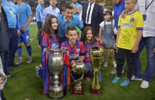 FOTO Tripla și tripleții » Moment special pentru Gâlcă la final! Așa au sărbătorit steliștii Cupa României