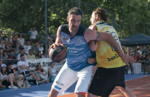 Marius Moga vs Virgil Stănescu, în meciul vedetelor Make-A-Wish la Sport Arena Streetball