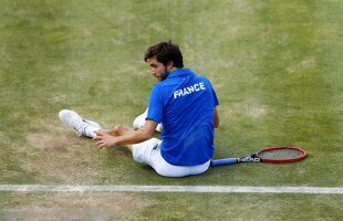 VIDEO Punctul zilei: Gilles Simon a cîștigat o minge, deși căzuse în fund » Andy Murray fără reacție