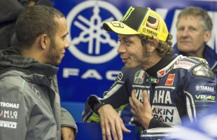 Lewis Hamilton visează la MotoGP » Reacția lui Valentino Rossi