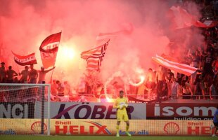 GALERIE FOTO Fanii lui Dinamo au făcut spectacol la meciul cu Steaua » Imagini de senzaţie de la Derby de România