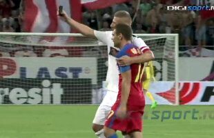 FOTO Vojnovici, autorul celui mai amuzant moment din derby, își explică gestul inedit: "Faza a fost simplă pentru mine"