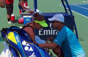 Două întîmplări inedite din meciul Simonei Halep cu Belinda Bencic » Elveţianca a plîns, arbitrul a vorbit în română