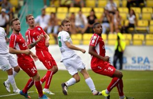 Un gol şi un autogol au decis meciul dintre Pandurii şi CFR Cluj, 1-1