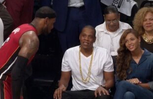 VIDEO Idilă la orizont între Beyonce și LeBron James? » "Gesturile nu mint! Se poartă ca o școlăriță îndrăgostită"