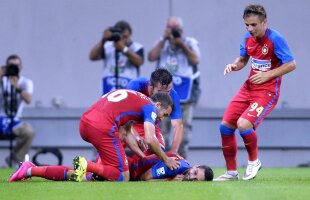 Steaua și-a luat stradă în Timișoara unde a fost așteptată de cîțiva fani » Cum va arăta campioana diseară