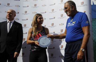 FOTO Halep și Țiriac s-au întîlnit la inaugurarea a două terenuri de tenis! Fostul mare tenismen s-a ținut de glume: "Să mă anunți atunci" :)