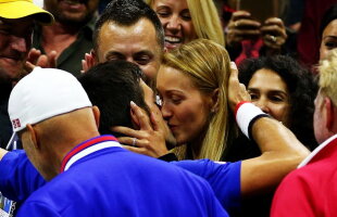 Djokovic, sărut pasional în tribunele de la US Open