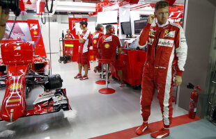 În sfîrșit, Vettel » Pilotul Ferrari va porni din prima linie a grilei de start în Singapore