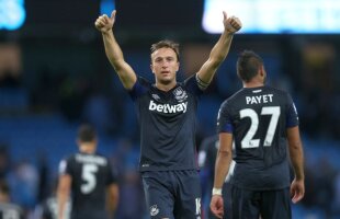 VIDEO Gestul anului în fotbal! Mark Noble a ridicat toţi fanii în picioare la City - West Ham