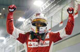 VIDEO Surpriza lui Vettel pentru Ferrari după ce s-a impus în Marele Premiu al statului Singapore