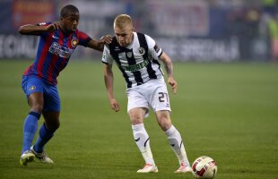 Dezamăgitori! Steaua s-a chinuit cu Universitatea Cluj, pe care a învins-o în ultimele minute, scor 1-0