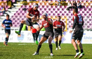 Finală nebună la rugby! Timișoara Saracens a cîștigat în prelungiri Cupa României, 17-14, într-un meci cu 3 eseuri anulate