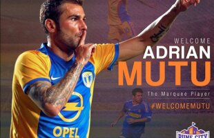 Debut pentru Adi Mutu în India! "Briliantul" a început ca rezervă meciul lui Pune cu Mumbai City