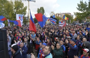 Detalii de culise de la mitingul fanilor Stelei » Unii au venit, deși erau împotrivă: "Dacă nu era Becali, ce era Steaua acum?"