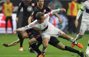 Herr Fair-Play » Uluitor! Bavarezul Lahm, un fundaș, a făcut contra lui Eintracht (0-0) primul fault după mai bine de un an