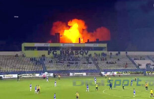 VIDEO O persoană a murit în explozia din timpul meciului FC Brașov - CSM Rîmnicu Vîlcea » Alte cinci persoane sînt internate 