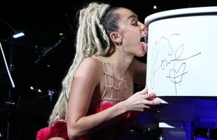 VIDEO » Miley Cyrus, gest absolut dezgustător în fața miilor de spectatori