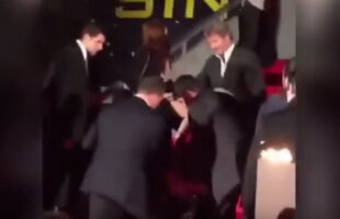 VIDEO » Jennifer Lawrence s-a făcut de rîs la Madrid. A căzut pe covorul roșu!