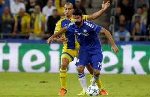 Ceartă cu Diego Costa! Mourinho nu și-a putut stăpîni nervii nici la 4-0 cu Maccabi