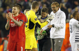 VIDEO Gafă de amatori la Liverpool! Portarul Mignolet s-a făcut de rîs în Europa League