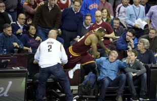 VIDEO Accident dur în NBA » LeBron James a băgat în spital o fană!