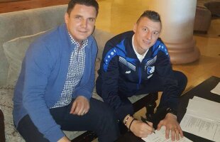 FOTO EXCLUSIV S-a făcut! Transfer perfectat azi de Pandurii: "Aici am ocazia să joc în cupele europene şi să intru şi în vederile selecţionerului"