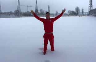 Încurcaţi de zăpadă » Dinamo și-a schimbat locul pentru antrenamente pînă pleacă în Cipru