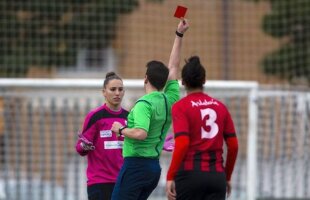 Caz revoltător în Spania! Un arbitru s-a dat la o jucătoare din România pe teren!