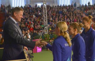 Spectactor de lux la întîlnirea de Fed Cup dintre România și Cehia » Președintele Klaus Iohannis, în tribună pentru al doilea an consecutiv