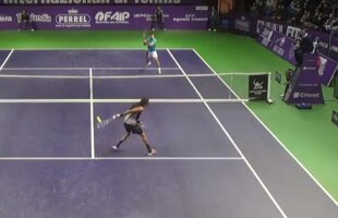 VIDEO Englezii spun că asta e cea mai tare lovitură din istoria tenisului! Ce a făcut Dustin Brown imediat după finalul meciului: "Vă rog mult!"