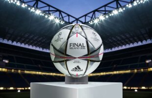 FOTO Aceasta este mingea Finale Milano cu care se va juca în fazele eliminatorii și în finala UEFA Champions League 