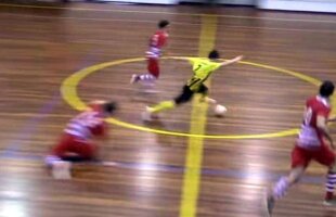 VIDEO Aduceți-i adversari! A driblat absolut TOȚI jucătorii de pe teren și i-a făcut invidioși și pe Ricardinho sau Falcao » Supergol la futsal