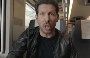 VIDEO Simeone își joacă senzațional rolul într-o reclamă: "Nu mă voi lăsa intimidat!" 