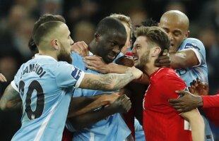 FOTO A luat ”cormoranul” de gât » Yaya Toure a fost mai rău ca un luptător de K1 cu Lallana