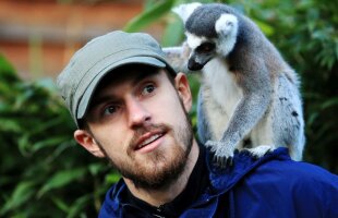 Lemurul vrea să-l lase fără șapcă » Peripeții la zoo cu Aaron Ramsey