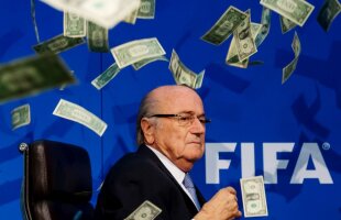 FIFA a făcut public salariul lui Blatter » Sumă fabuloasă câștigată în 2015 de fostul șef al forului internațional