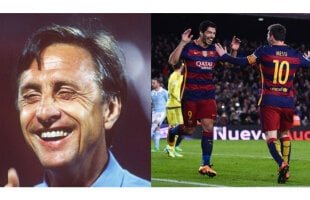 VIDEO Ultima dedicație primită de Cruyff în timpul vieții a fost una extrem de controversată » Messi a fost autorul: "Dacă cineva poate face asta, el e acela!"