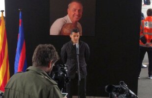 FOTO Gâlcă a fost la memorialul pentru Cruyff: "Ne vom aminti mereu de el"