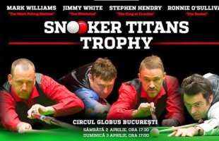 EXCLUSIV » GSP știe cum se vor juca meciurile patrulaterului de snooker de la București de pe 2 și 3 aprilie! Află când joacă Ronnie O’Sullivan