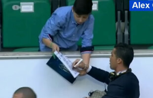 VIDEO Cel mai ghinionist fan » A vrut un autograf de la Ronaldo, însă nu s-a mai ales cu nimic